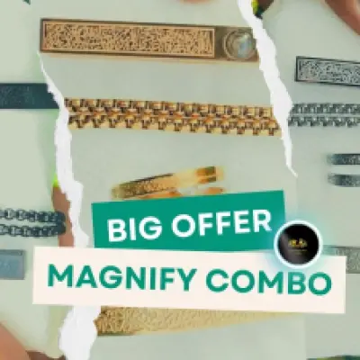 Ayat-Ul-Kursi Magnify Locket Combo(আয়াত-উল-কুরসি ম্যাগনিফাইং লকেট কম্বো)