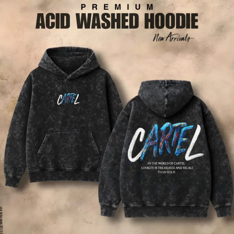 Acid Wash Hoodies Code: 006