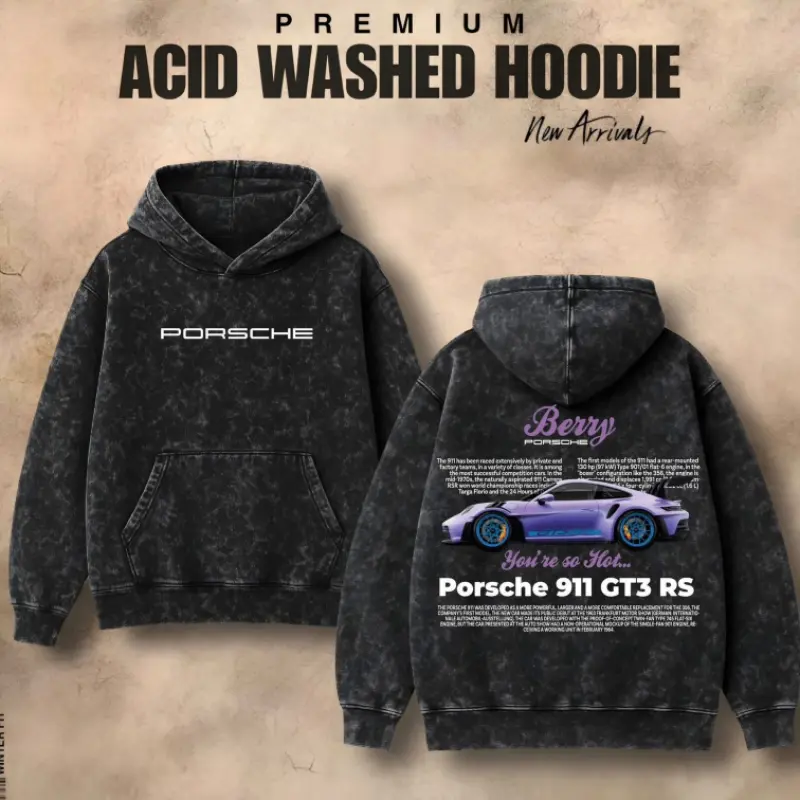 Acid Wash Hoodies Code: 008