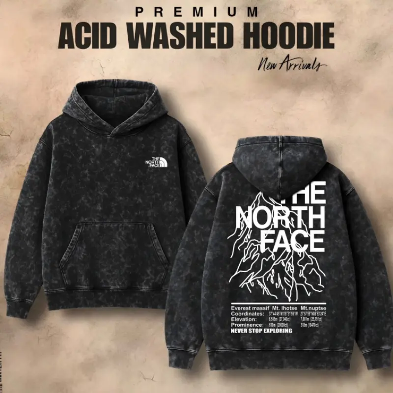 Acid Wash Hoodies Code: 009